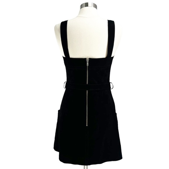 FREE PEOPLE Black Suede Jumper Mini Dress or Tunic 10 - Picture 3 of 11